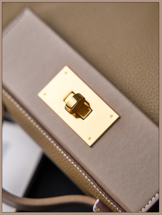 DEEPKEE original nubuck handmade full-grain genuine leather cowhide bag 頭層牛皮餃子包手提單肩斜挎背包 2519 號