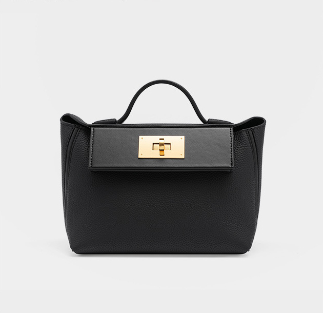 DEEPKEE original nubuck handmade full-grain genuine leather cowhide bag 頭層牛皮餃子包手提單肩斜挎背包 2519 號