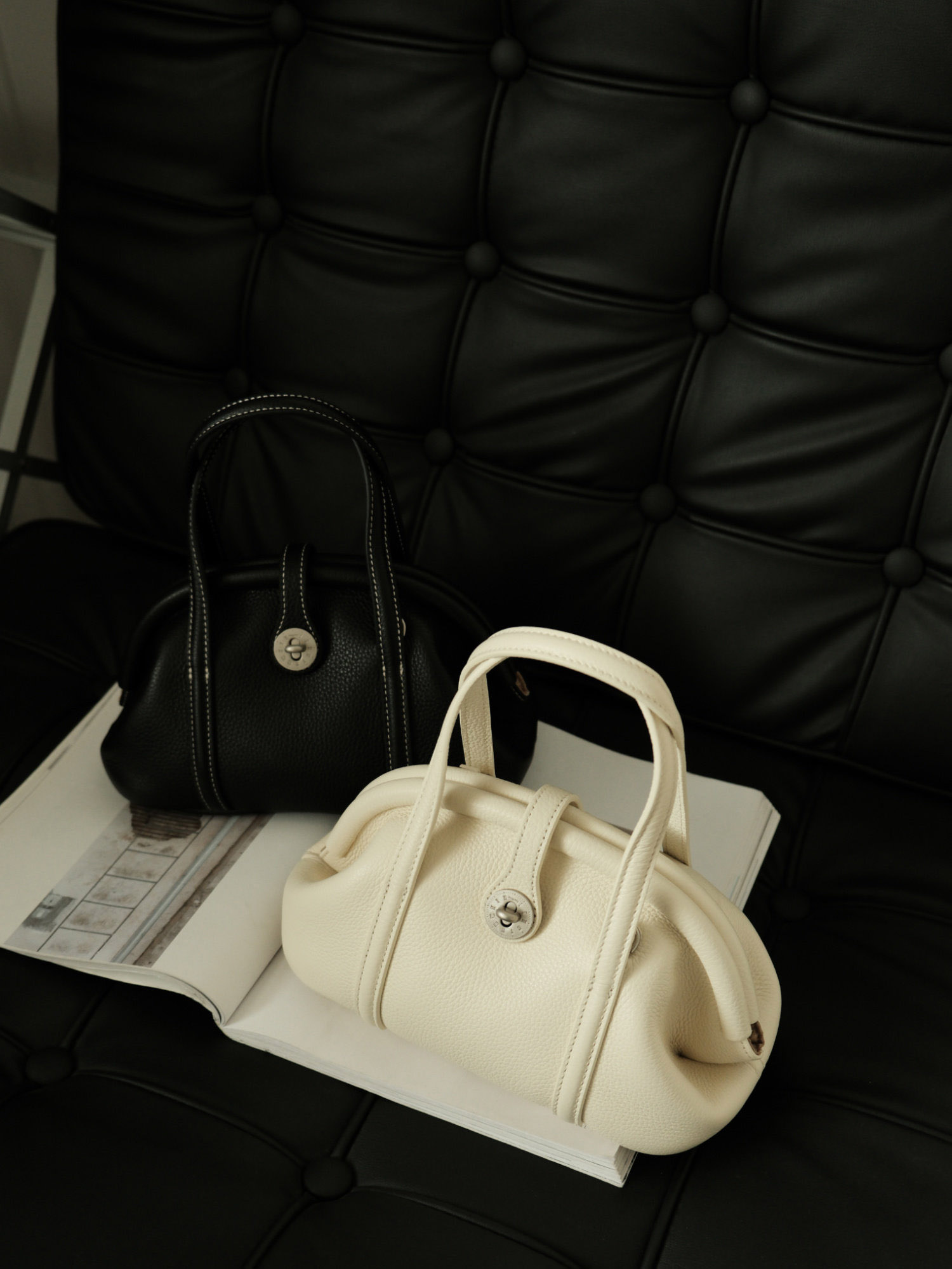 香港狄記皮具 狄記 原創真皮手工 ins郵差包 ins風格包包 頭層牛皮包包 皮革 原創手工真皮 皮件 DEEPKEE 復古真皮手工包