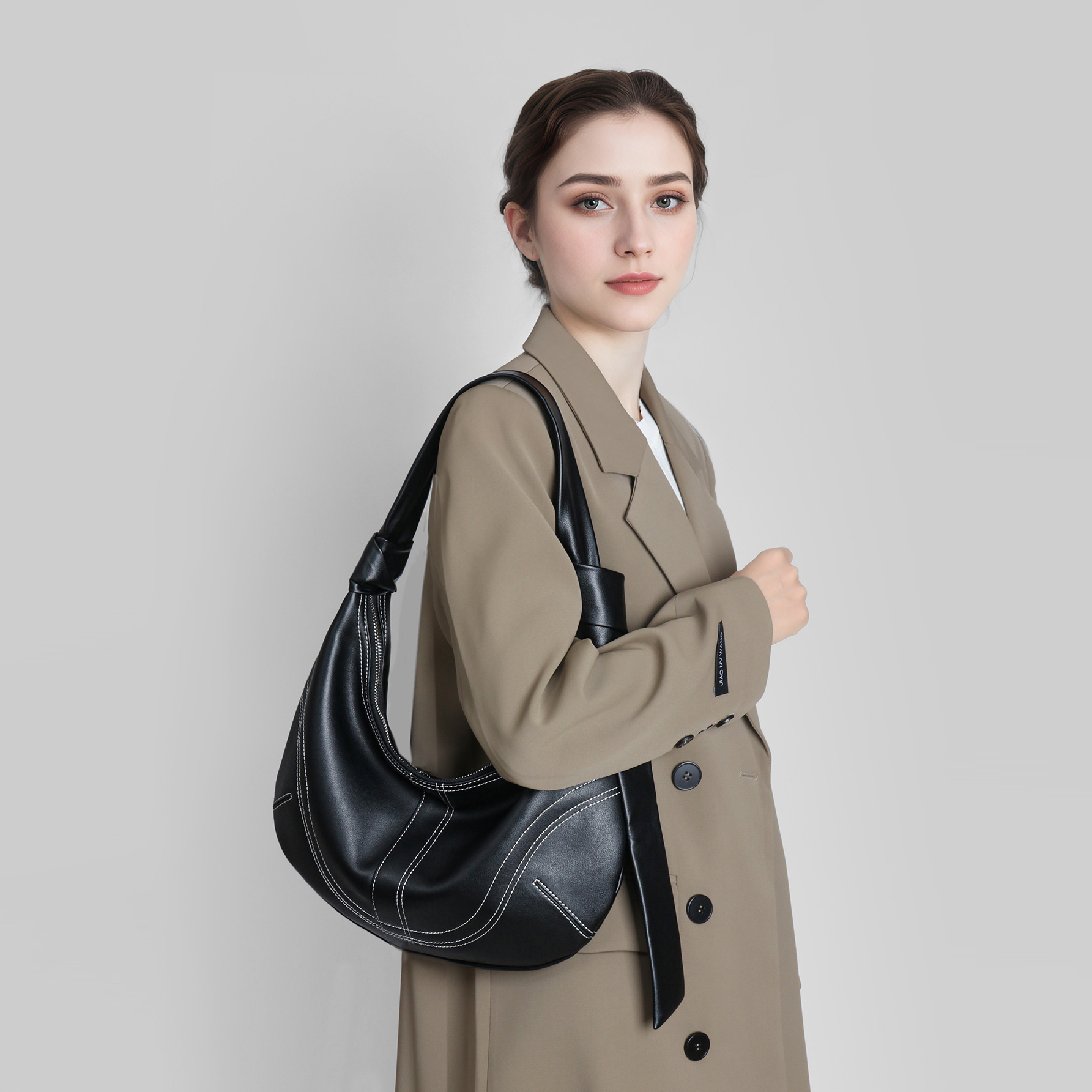 DEEPKEE BAGS 皮革脇のの下包 2540號