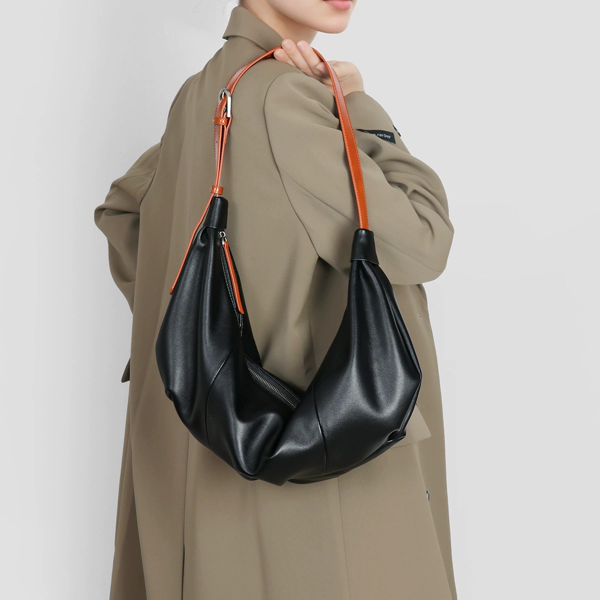 DEEPKEE-單肩斜垮包hobo包 2545號