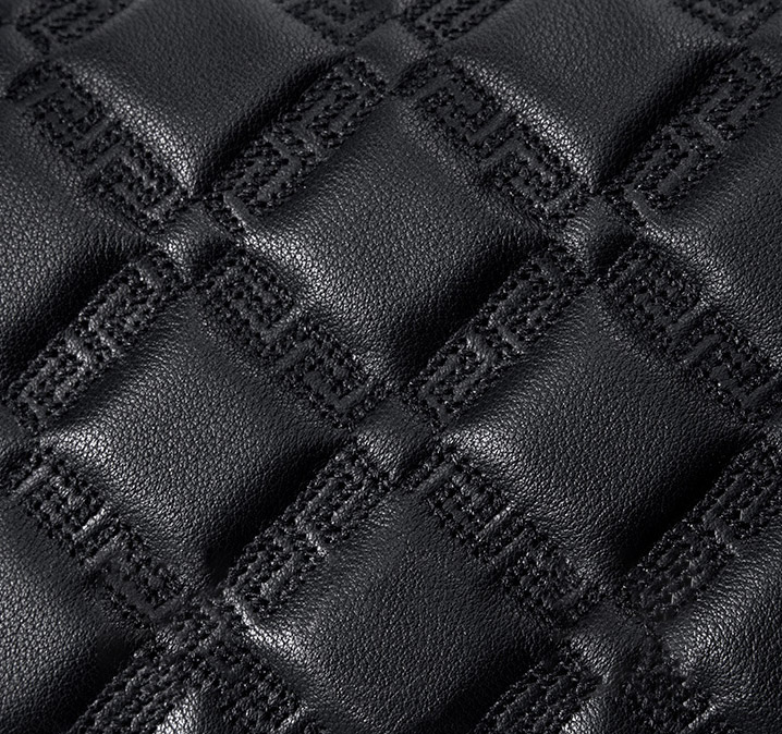 DEEPKEE original nubuck handmade full-grain genuine leather cowhide bag 真皮菱格真皮鏈條小包 2578 號