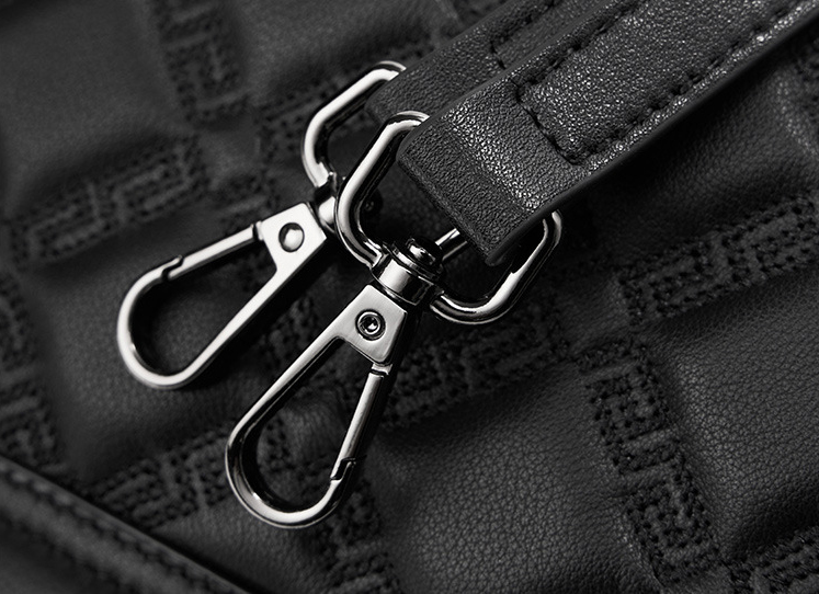 DEEPKEE original nubuck handmade full-grain genuine leather cowhide bag 真皮菱格真皮鏈條小包 2578 號