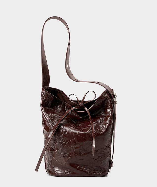 DEEPKEE original nubuck handmade full-grain genuine leather cowhide bag 真皮女包手抓紋單肩包 2580 號