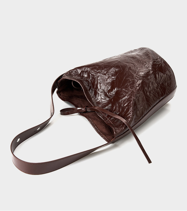 DEEPKEE original nubuck handmade full-grain genuine leather cowhide bag 真皮女包手抓紋單肩包 2580 號