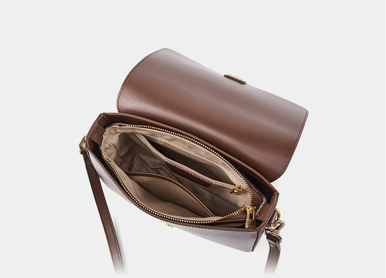 DEEPKEE original nubuck handmade full-grain genuine leather cowhide bag 真皮單肩豆腐包小方包 2621 號