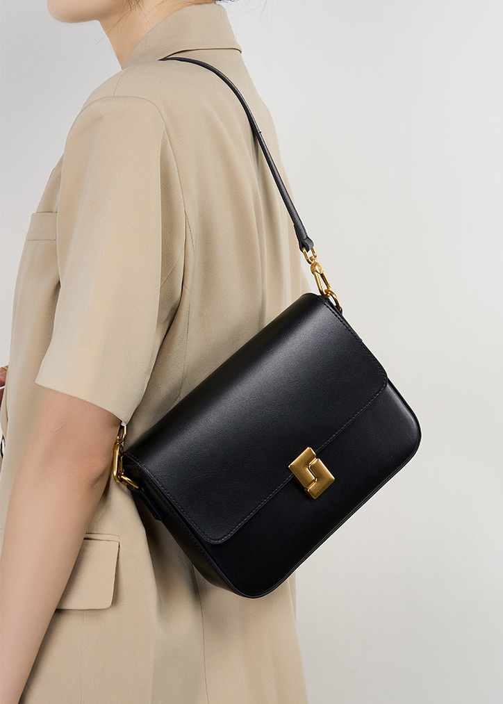 DEEPKEE original nubuck handmade full-grain genuine leather cowhide bag 真皮單肩豆腐包小方包 2621 號