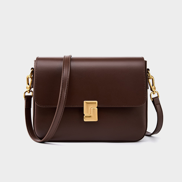 DEEPKEE original nubuck handmade full-grain genuine leather cowhide bag 真皮單肩豆腐包小方包 2621 號