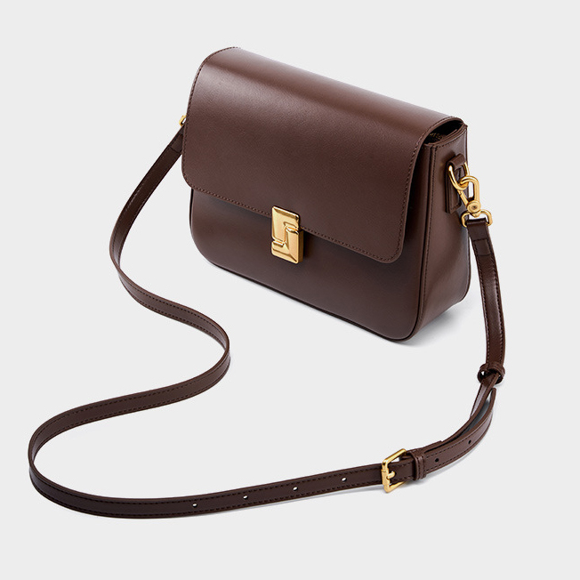 DEEPKEE original nubuck handmade full-grain genuine leather cowhide bag 真皮單肩豆腐包小方包 2621 號