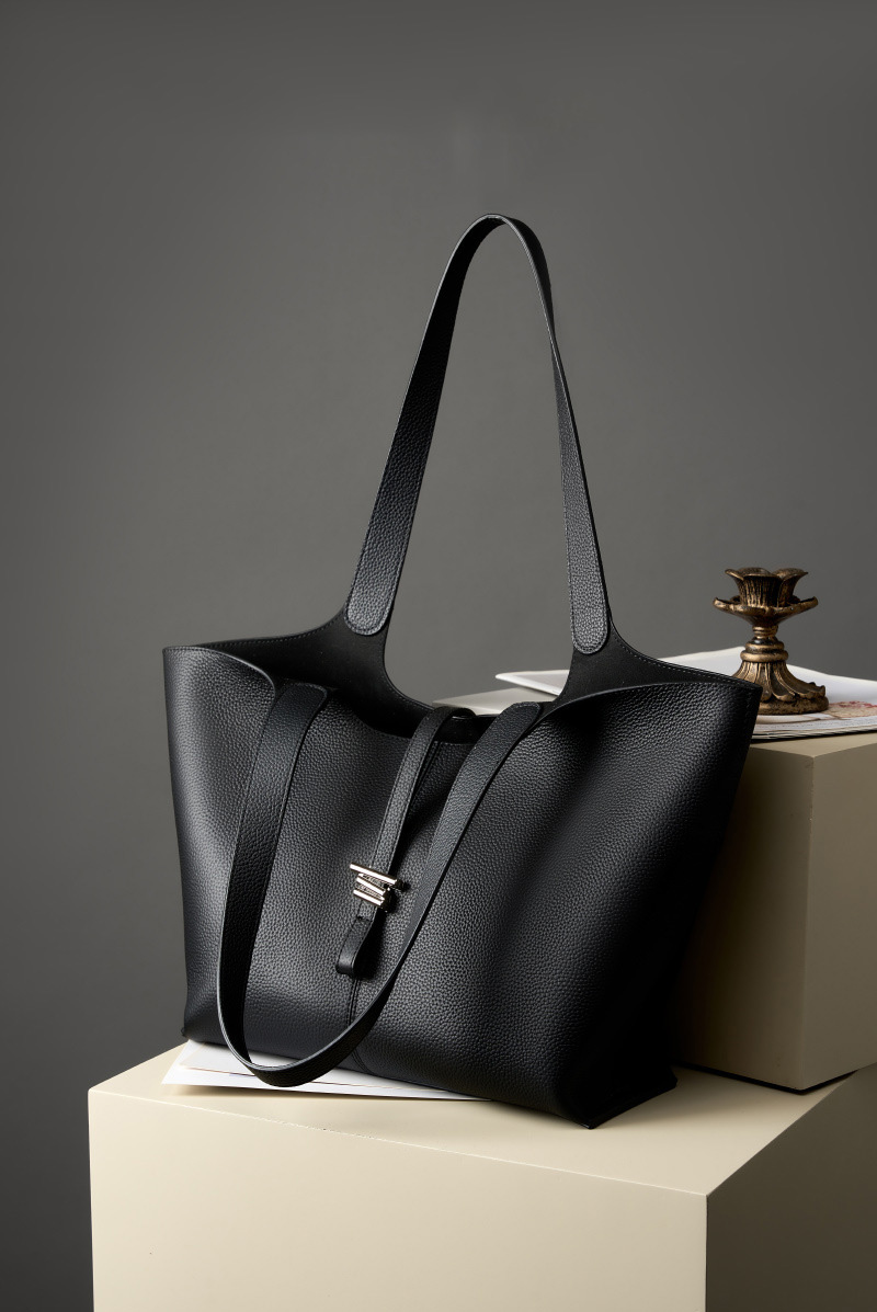 DEEPKEE original nubuck handmade full-grain genuine leather cowhide bag 頭層牛皮風鈴托特包手提單肩真皮女包 2661 號