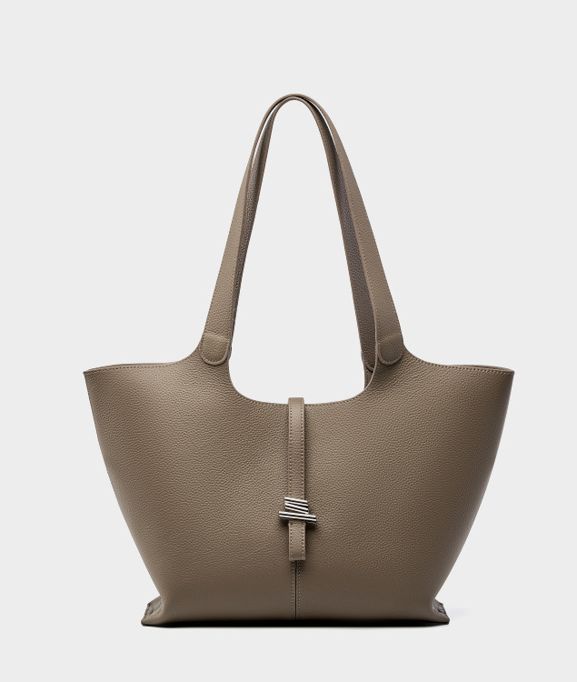 DEEPKEE original nubuck handmade full-grain genuine leather cowhide bag 頭層牛皮風鈴托特包手提單肩真皮女包 2661 號