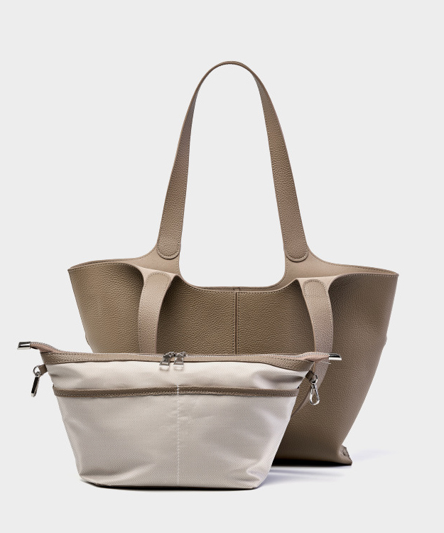 DEEPKEE original nubuck handmade full-grain genuine leather cowhide bag 頭層牛皮風鈴托特包手提單肩真皮女包 2661 號