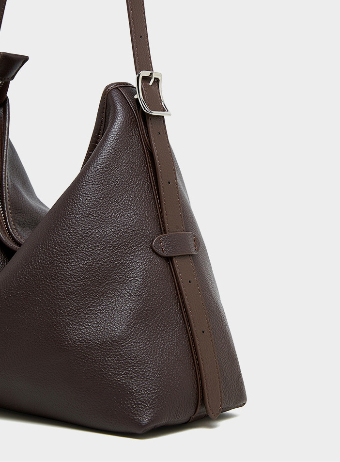 DEEPKEE original nubuck handmade full-grain genuine leather cowhide bag 真皮女包單肩腋下包復古時尚斜挎包 2827 號