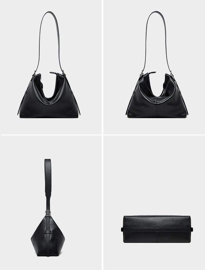 DEEPKEE original nubuck handmade full-grain genuine leather cowhide bag 真皮女包單肩腋下包復古時尚斜挎包 2827 號