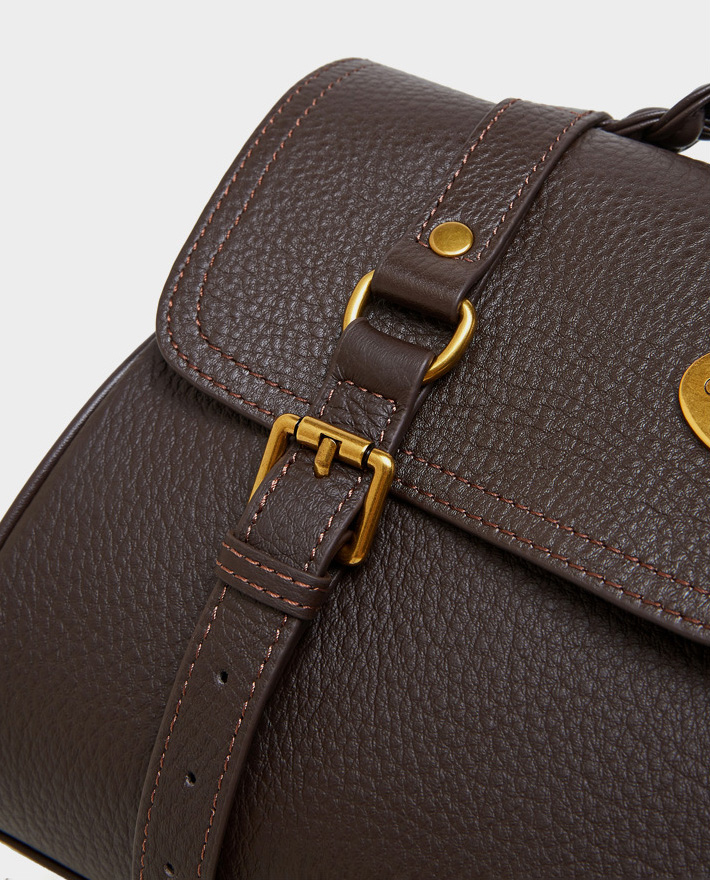 DEEPKEE original nubuck handmade full-grain genuine leather cowhide bag 真皮郵差包牛皮手提單肩斜挎包 2866 號