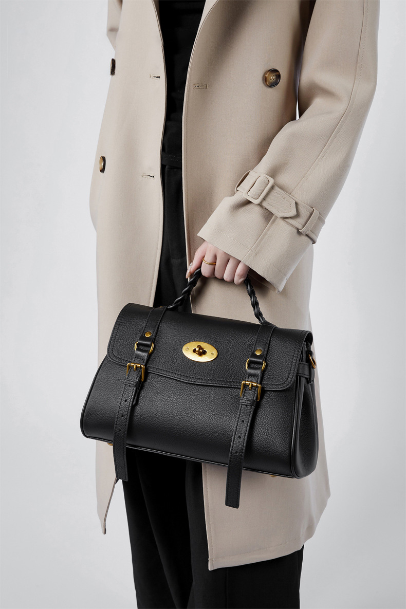 DEEPKEE original nubuck handmade full-grain genuine leather cowhide bag 真皮郵差包牛皮手提單肩斜挎包 2866 號