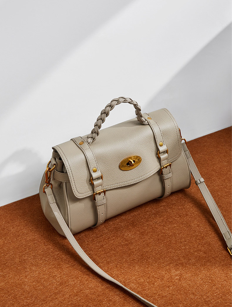 DEEPKEE original nubuck handmade full-grain genuine leather cowhide bag 真皮郵差包牛皮手提單肩斜挎包 2866 號