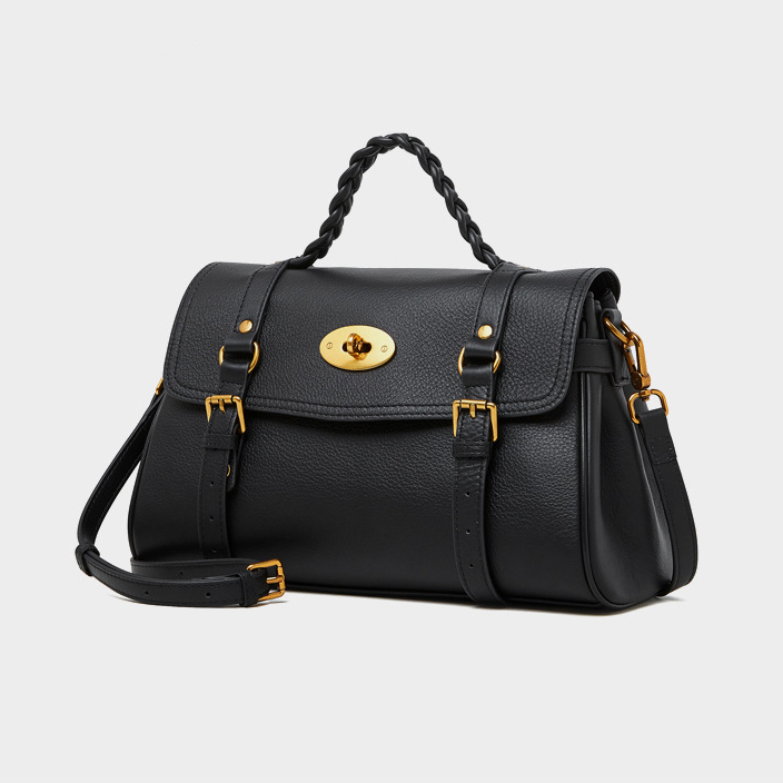 DEEPKEE original nubuck handmade full-grain genuine leather cowhide bag 真皮郵差包牛皮手提單肩斜挎包 2866 號