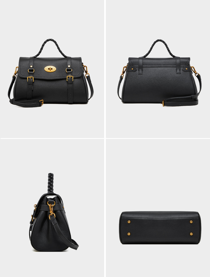 DEEPKEE original nubuck handmade full-grain genuine leather cowhide bag 真皮郵差包牛皮手提單肩斜挎包 2866 號