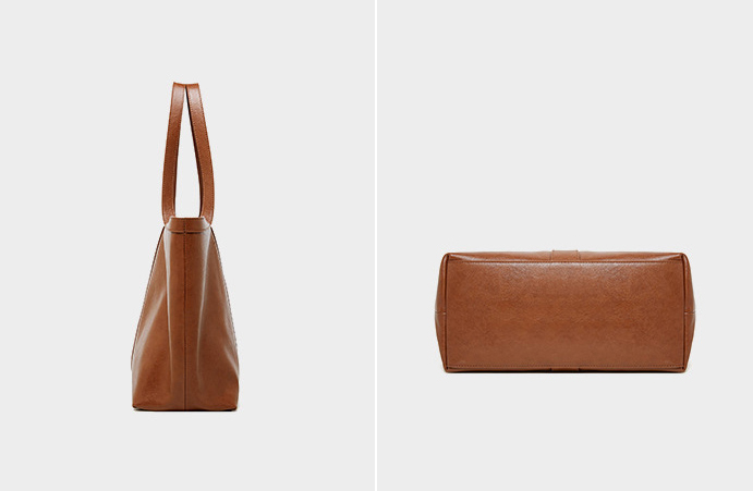 DEEPKEE original nubuck handmade full-grain genuine leather cowhide bag Y 字真皮托特包大容量手提女包 2870 號