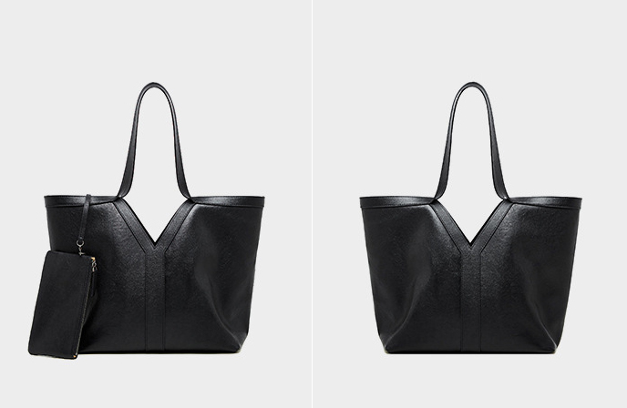 DEEPKEE original nubuck handmade full-grain genuine leather cowhide bag Y 字真皮托特包大容量手提女包 2870 號