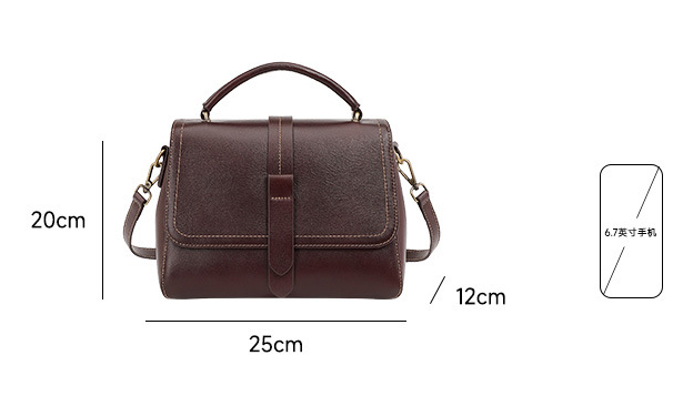 DEEPKEE original nubuck handmade full-grain genuine leather cowhide bag 頭層牛皮植鞣皮手提單肩斜挎女包 2879 號