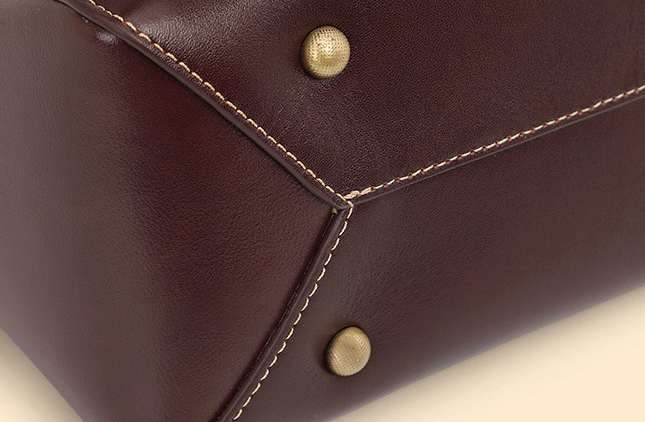 DEEPKEE original nubuck handmade full-grain genuine leather cowhide bag 頭層牛皮植鞣皮手提單肩斜挎女包 2879 號