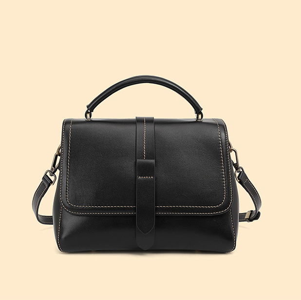 DEEPKEE original nubuck handmade full-grain genuine leather cowhide bag 頭層牛皮植鞣皮手提單肩斜挎女包 2879 號