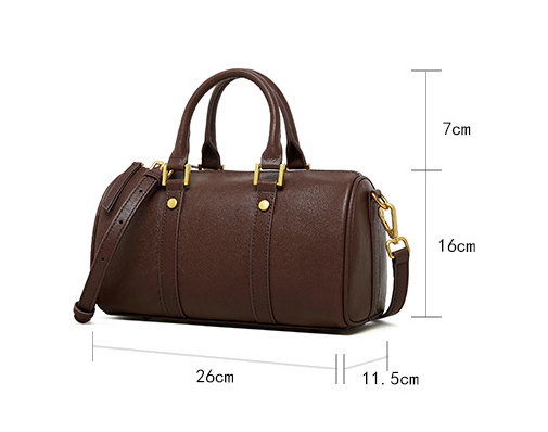 DEEPKEE original nubuck handmade full-grain genuine leather cowhide bag 真皮美拉德復古手提斜挎包 2893 號