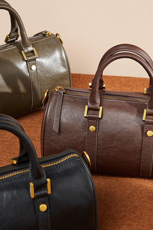 DEEPKEE original nubuck handmade full-grain genuine leather cowhide bag 真皮美拉德復古手提斜挎包 2893 號