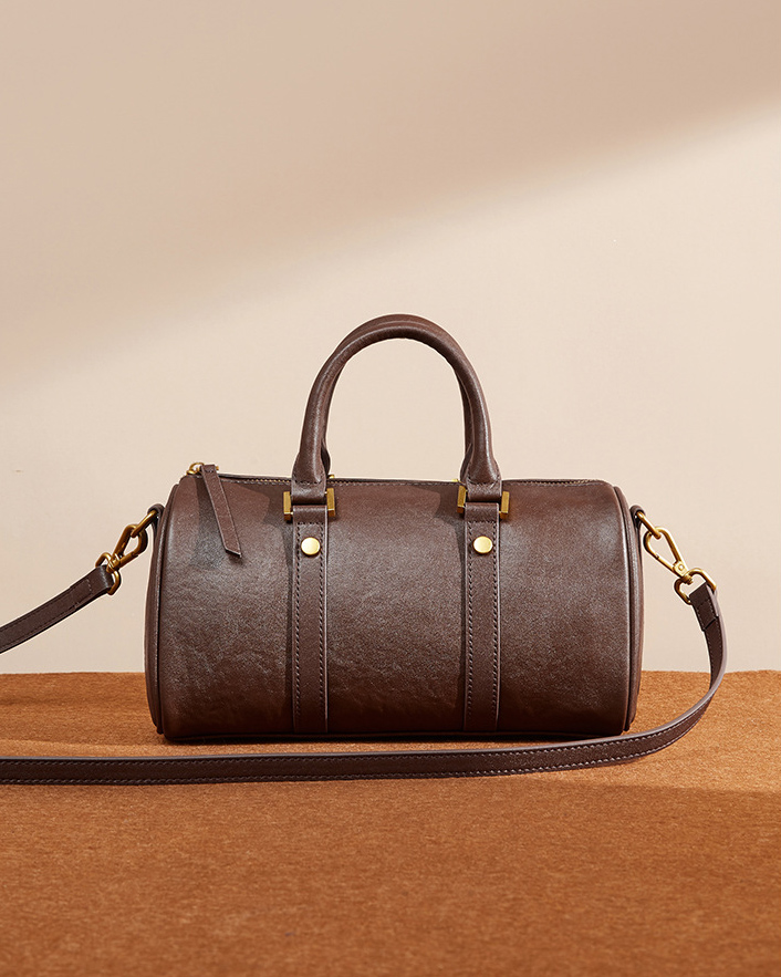 DEEPKEE original nubuck handmade full-grain genuine leather cowhide bag 真皮美拉德復古手提斜挎包 2893 號