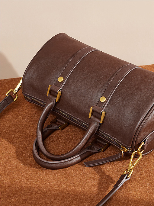 DEEPKEE original nubuck handmade full-grain genuine leather cowhide bag 真皮美拉德復古手提斜挎包 2893 號