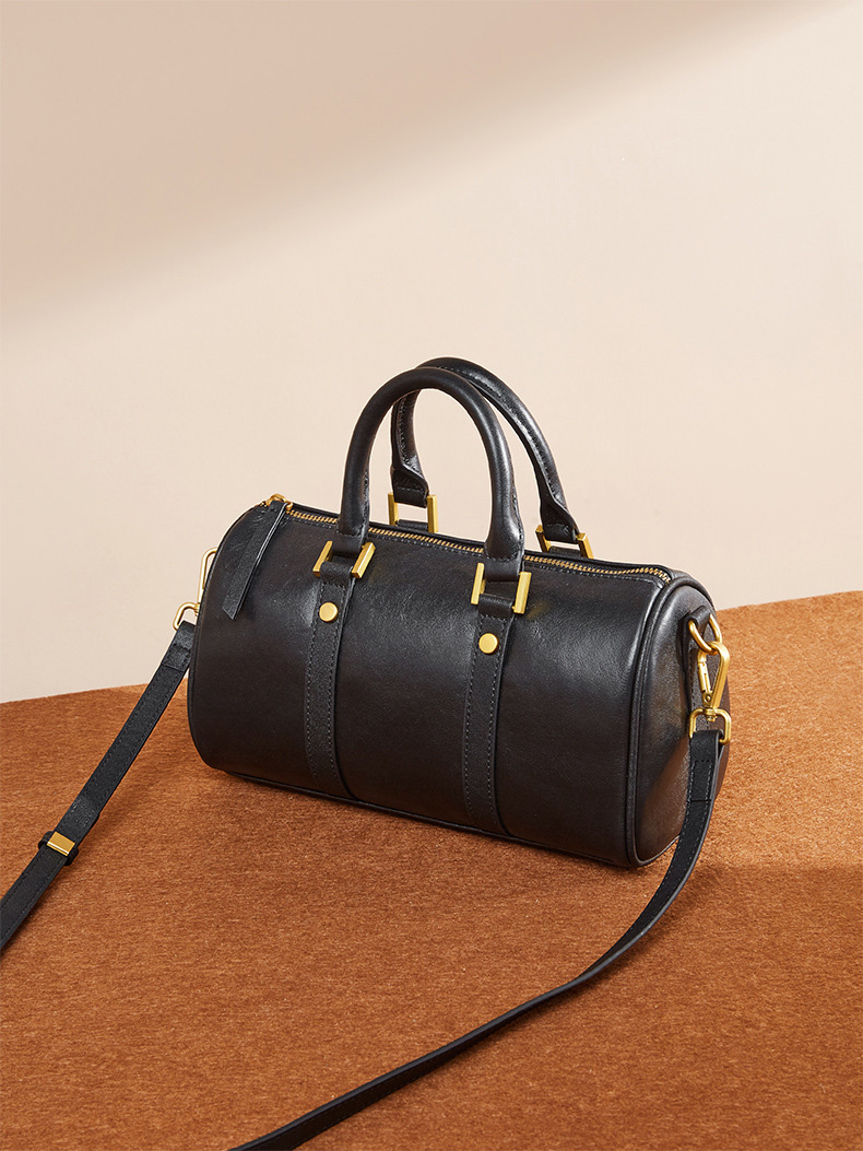 DEEPKEE original nubuck handmade full-grain genuine leather cowhide bag 真皮美拉德復古手提斜挎包 2893 號