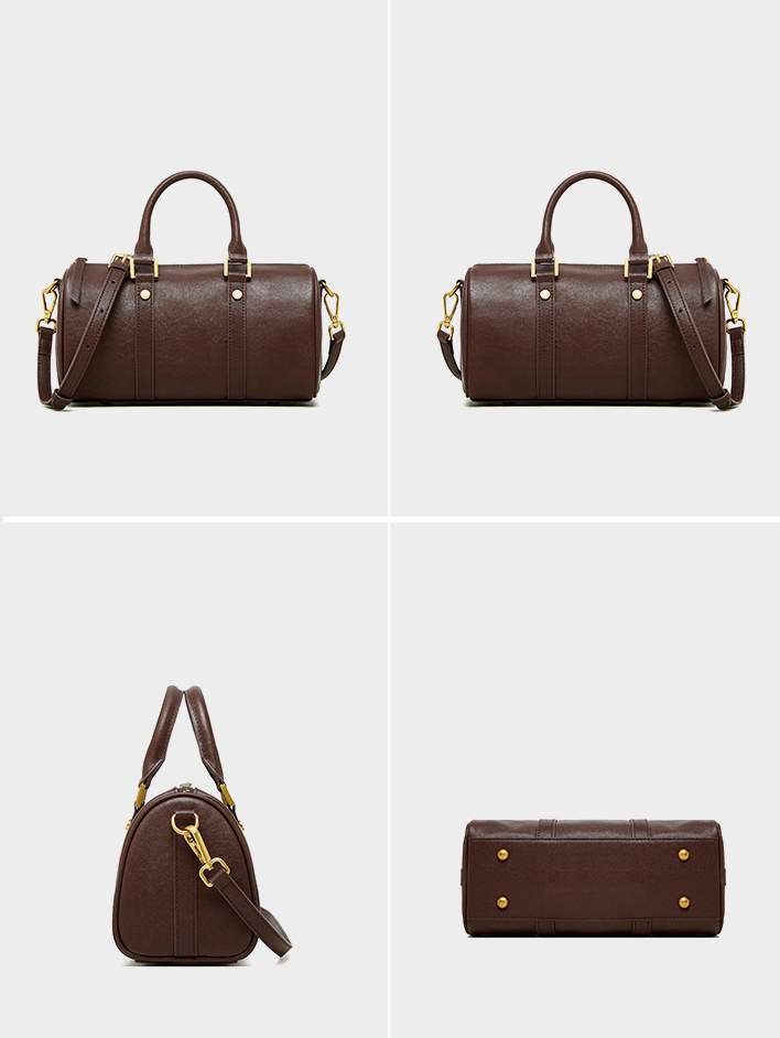 DEEPKEE original nubuck handmade full-grain genuine leather cowhide bag 真皮美拉德復古手提斜挎包 2893 號