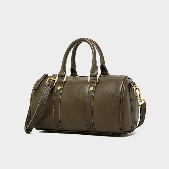 DEEPKEE original nubuck handmade full-grain genuine leather cowhide bag 真皮美拉德復古手提斜挎包 2893 號