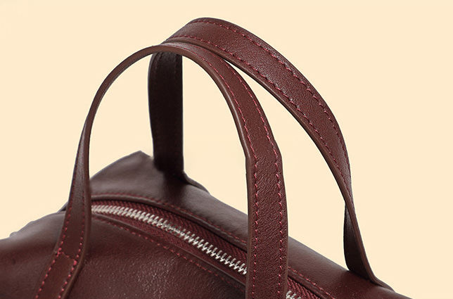 DEEPKEE original nubuck handmade full-grain genuine leather cowhide bag 高級感小眾真皮單肩波士頓枕頭包 手提斜挎包 2898 號