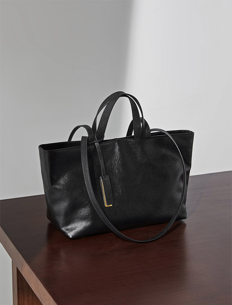 DEEPKEE original nubuck handmade full-grain genuine leather cowhide bag 牛革トートバッグ 小眾斜挎款 復古軟皮 2907 號