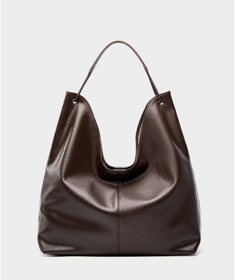 DEEPKEE original nubuck handmade full-grain genuine leather cowhide bag 植鞣頭層牛皮大容量復古托特包 2923 號