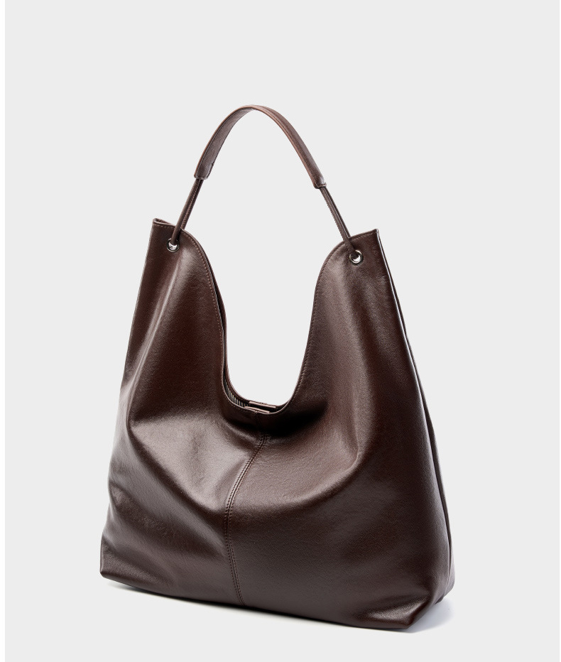 DEEPKEE original nubuck handmade full-grain genuine leather cowhide bag 植鞣頭層牛皮大容量復古托特包 2923 號