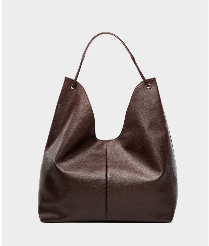 DEEPKEE original nubuck handmade full-grain genuine leather cowhide bag 植鞣頭層牛皮大容量復古托特包 2923 號