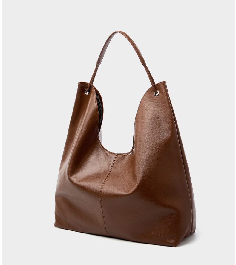 DEEPKEE original nubuck handmade full-grain genuine leather cowhide bag 植鞣頭層牛皮大容量復古托特包 2923 號