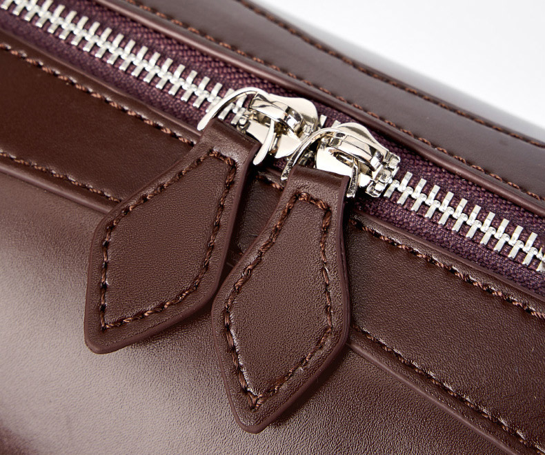 DEEPKEE original nubuck handmade full-grain genuine leather cowhide bag 小眾設計單肩大容量牛皮腋下法棍包 2928 號