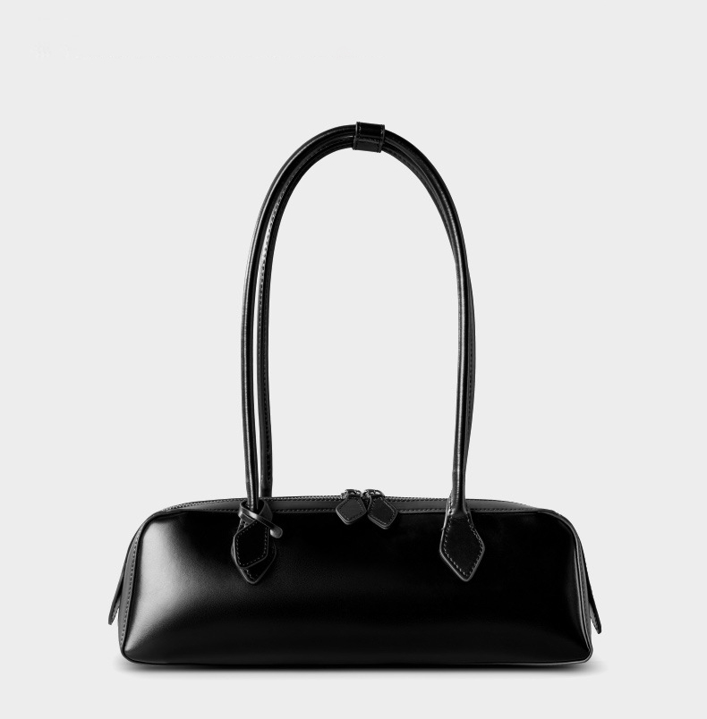 DEEPKEE original nubuck handmade full-grain genuine leather cowhide bag 小眾設計單肩大容量牛皮腋下法棍包 2928 號