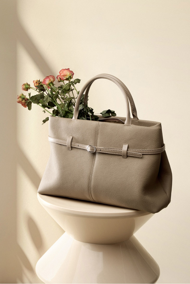 DEEPKEE original nubuck handmade full-grain genuine leather cowhide bag 大容量真皮手提包 2953 號