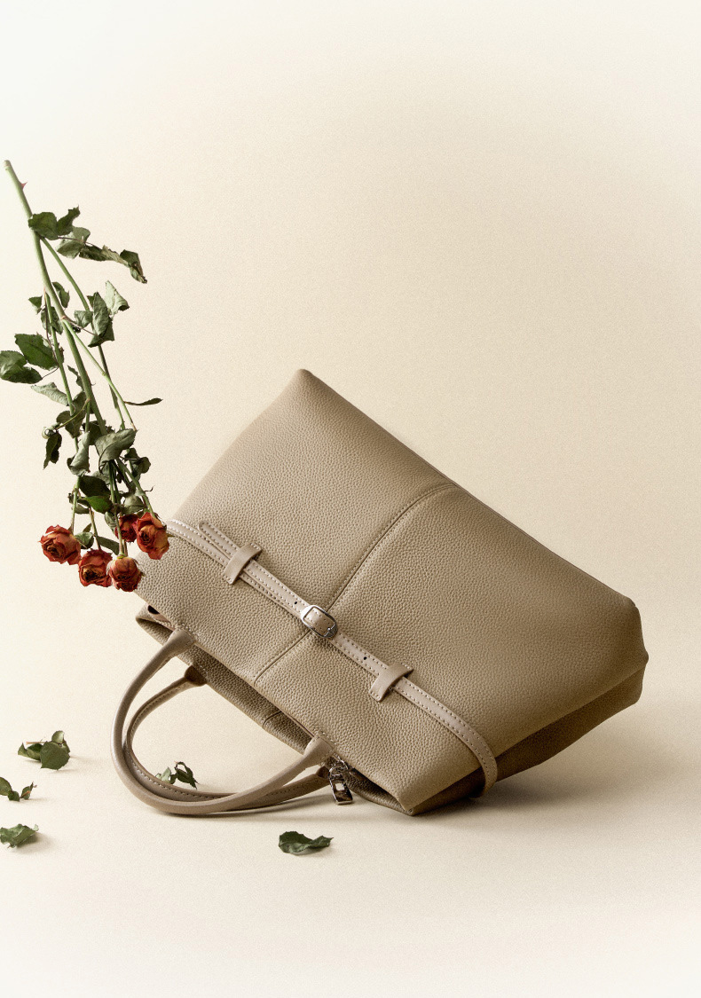 DEEPKEE original nubuck handmade full-grain genuine leather cowhide bag 大容量真皮手提包 2953 號