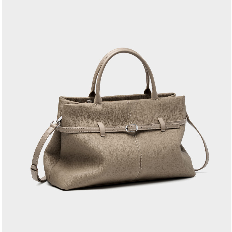 DEEPKEE original nubuck handmade full-grain genuine leather cowhide bag 大容量真皮手提包 2953 號