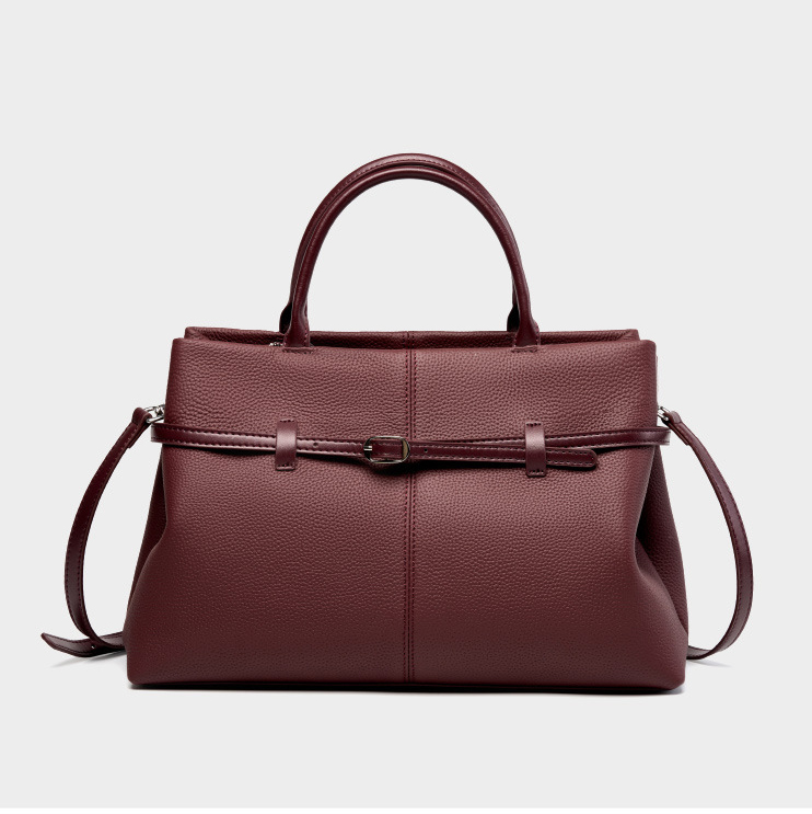 DEEPKEE original nubuck handmade full-grain genuine leather cowhide bag 大容量真皮手提包 2953 號