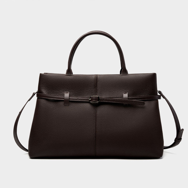 DEEPKEE original nubuck handmade full-grain genuine leather cowhide bag 大容量真皮手提包 2953 號