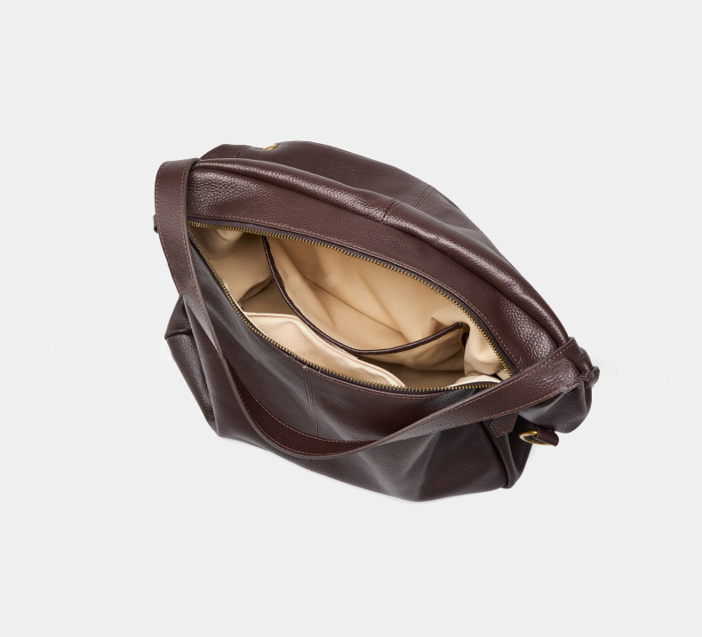 DEEPKEE original nubuck handmade full-grain genuine leather cowhide bag 真皮大包歐美風軟皮トートバッグ簡約休閒女包 2957 號