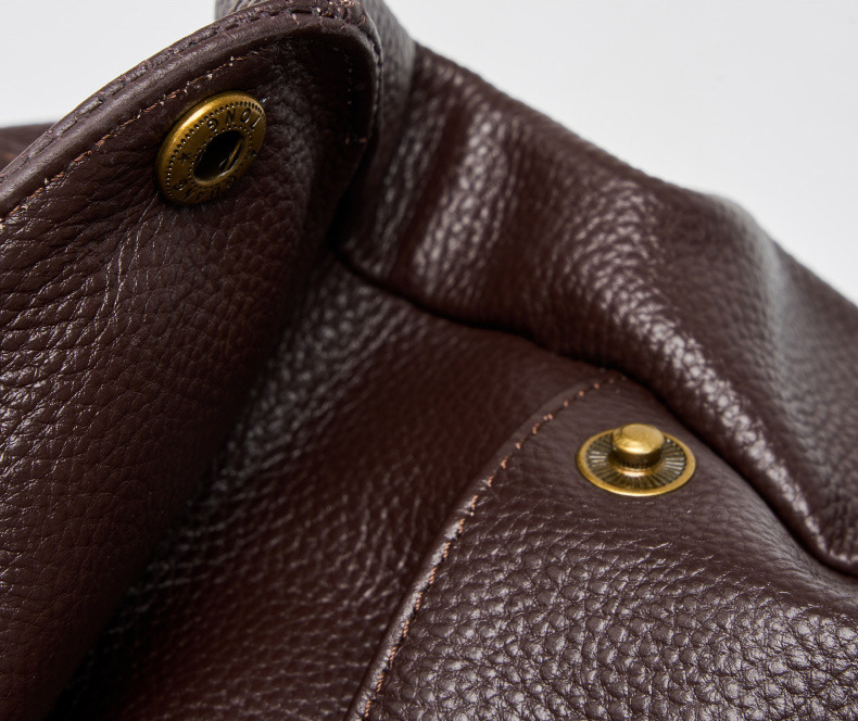 DEEPKEE original nubuck handmade full-grain genuine leather cowhide bag 真皮大包歐美風軟皮トートバッグ簡約休閒女包 2957 號